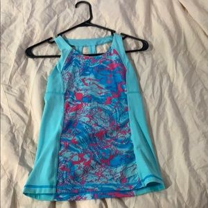 IVIVVA athletic tank top blue 12!!